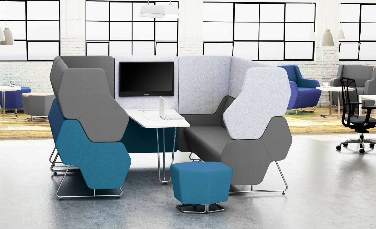Hexa waiting chair